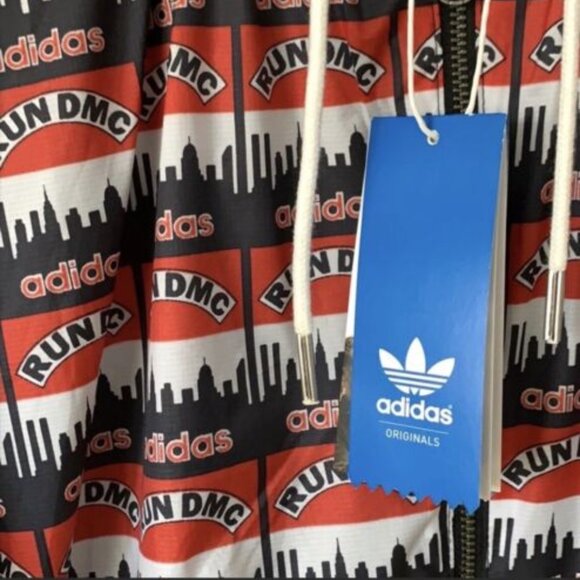 Vintage Retro New Old StockRun DMC Jacket RedSize80’s NEW 新しい